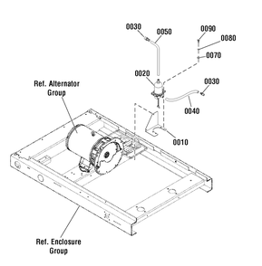 Heater Group Diagram and Parts List for 076141-05  Briggs and Stratton Generator